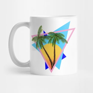 1980s tropical logo Mug